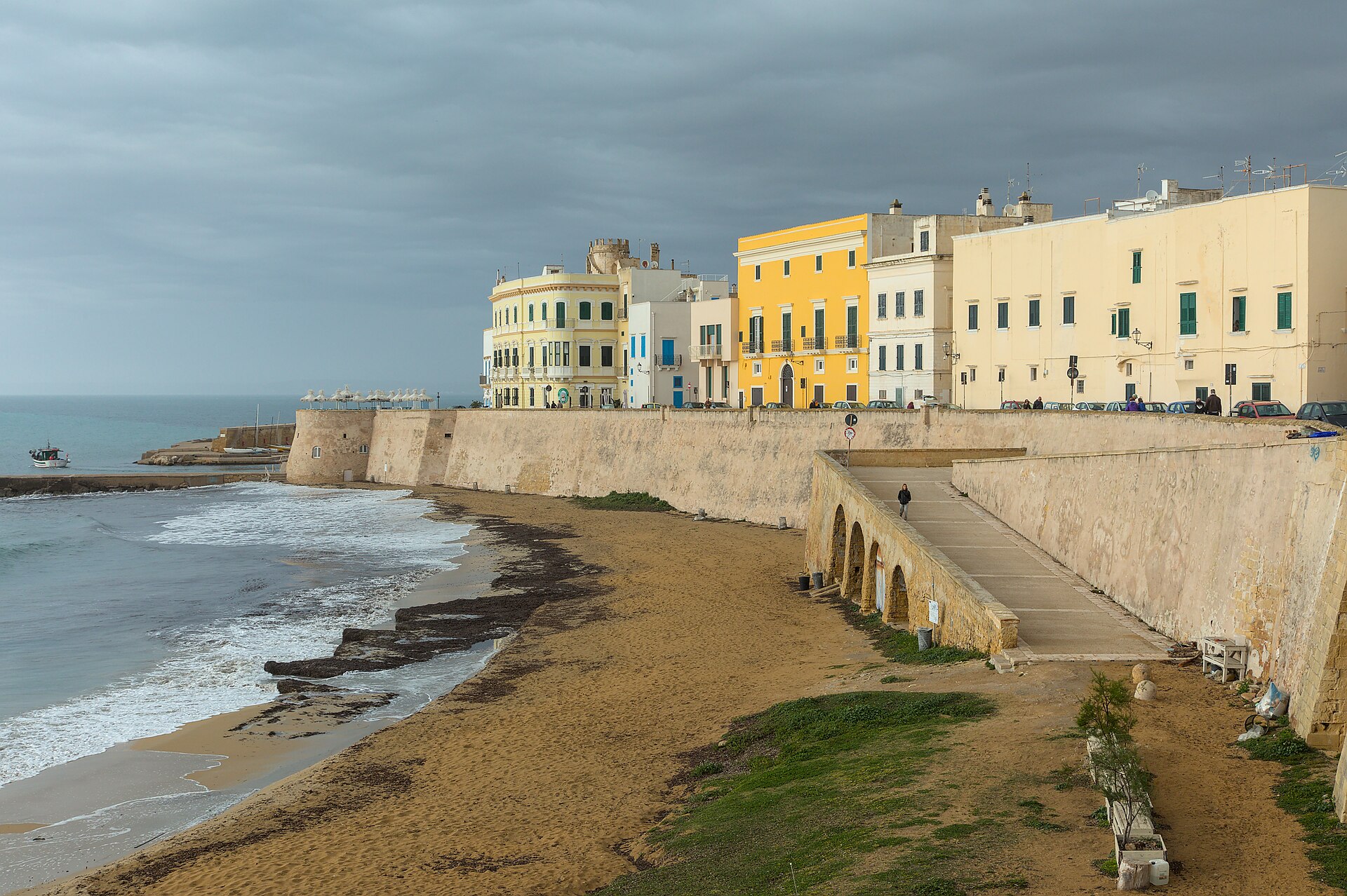 Vieille ville et plage de Gallipoli