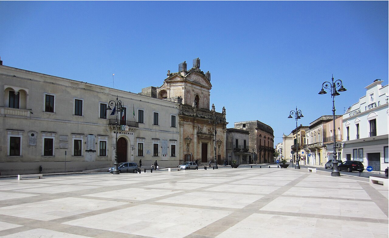 Piazza Garibaldi à Manduria