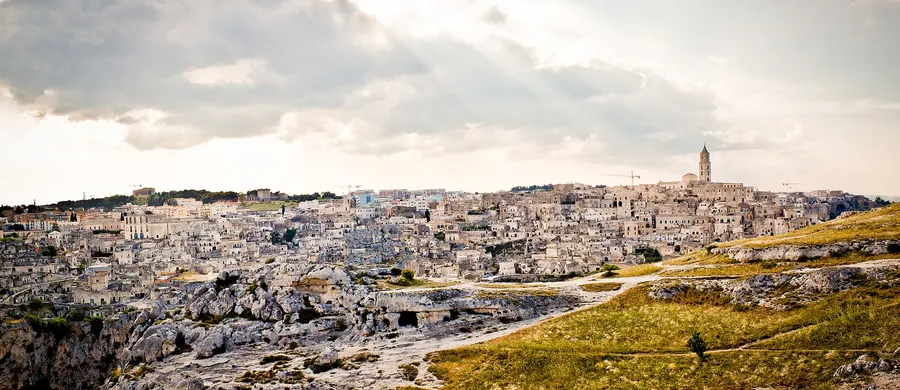 Panorama lumineux sur les Sassi de Matera